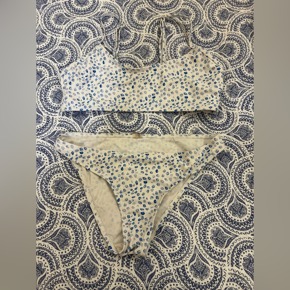 Shein Blue Polka Dot Bikini